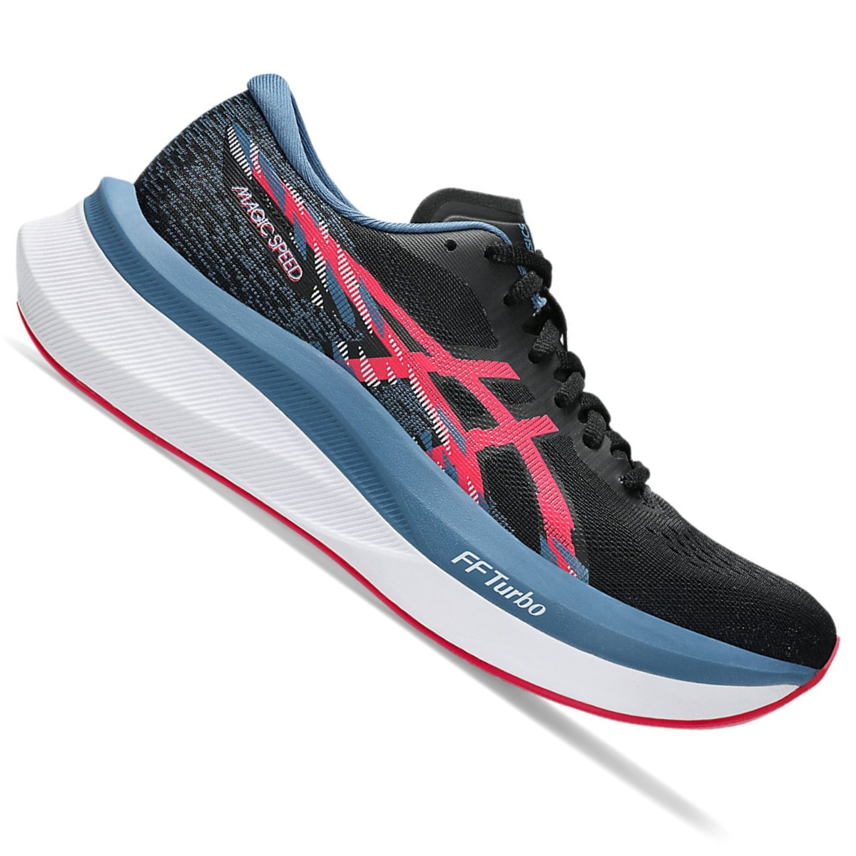 Tênis Asics Magic Speed 4 Feminino - Preto/Azul