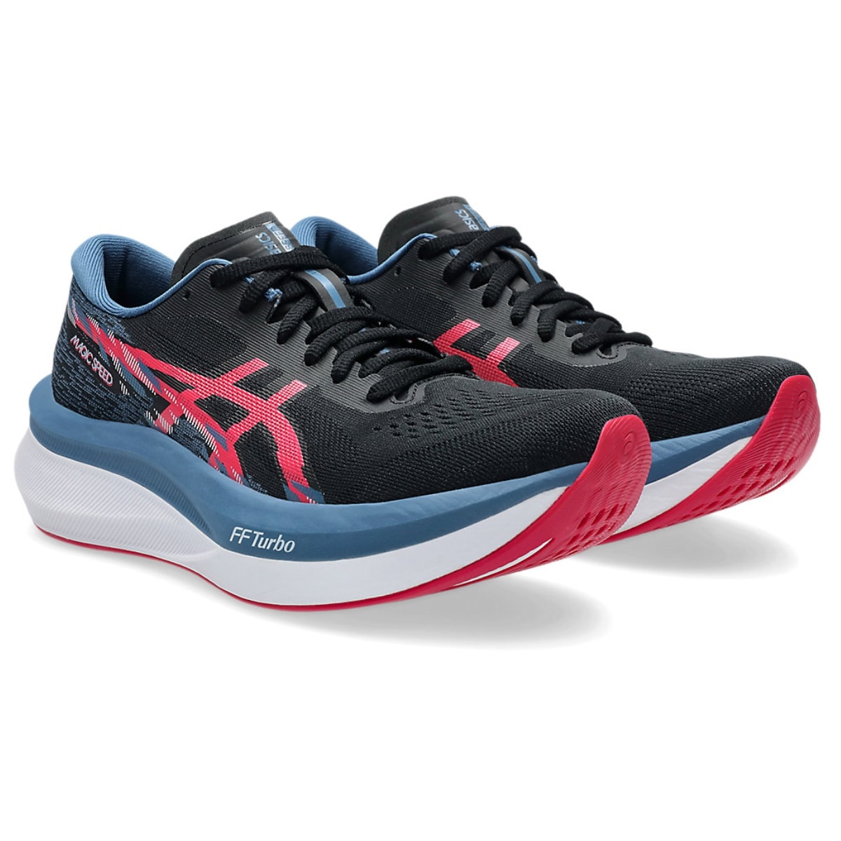 ASICS MAGIC SPEED 4ワイド 27、5cm Tênis Asics Magic Speed 4 Feminino - Preto/Azul
