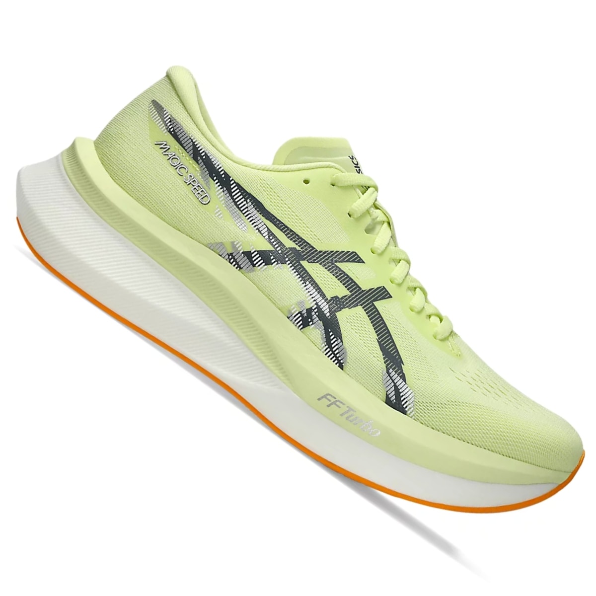 Tênis Asics Magic Speed 4 Masculino - Verde/Laranja