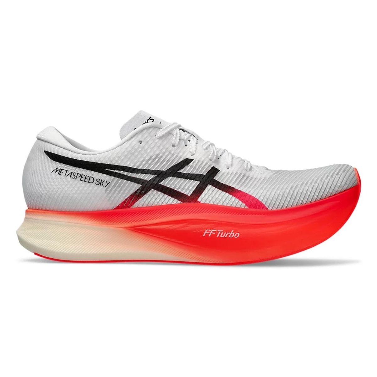 Tênis Asics MetaSpeed Sky+ Unissex - Branco/Vermelho