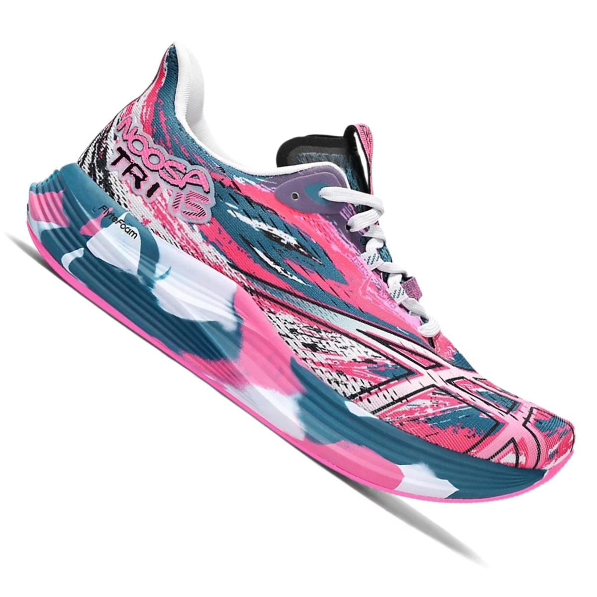 Tênis Asics Noosa Tri 15 Feminino - Rosa/Azul