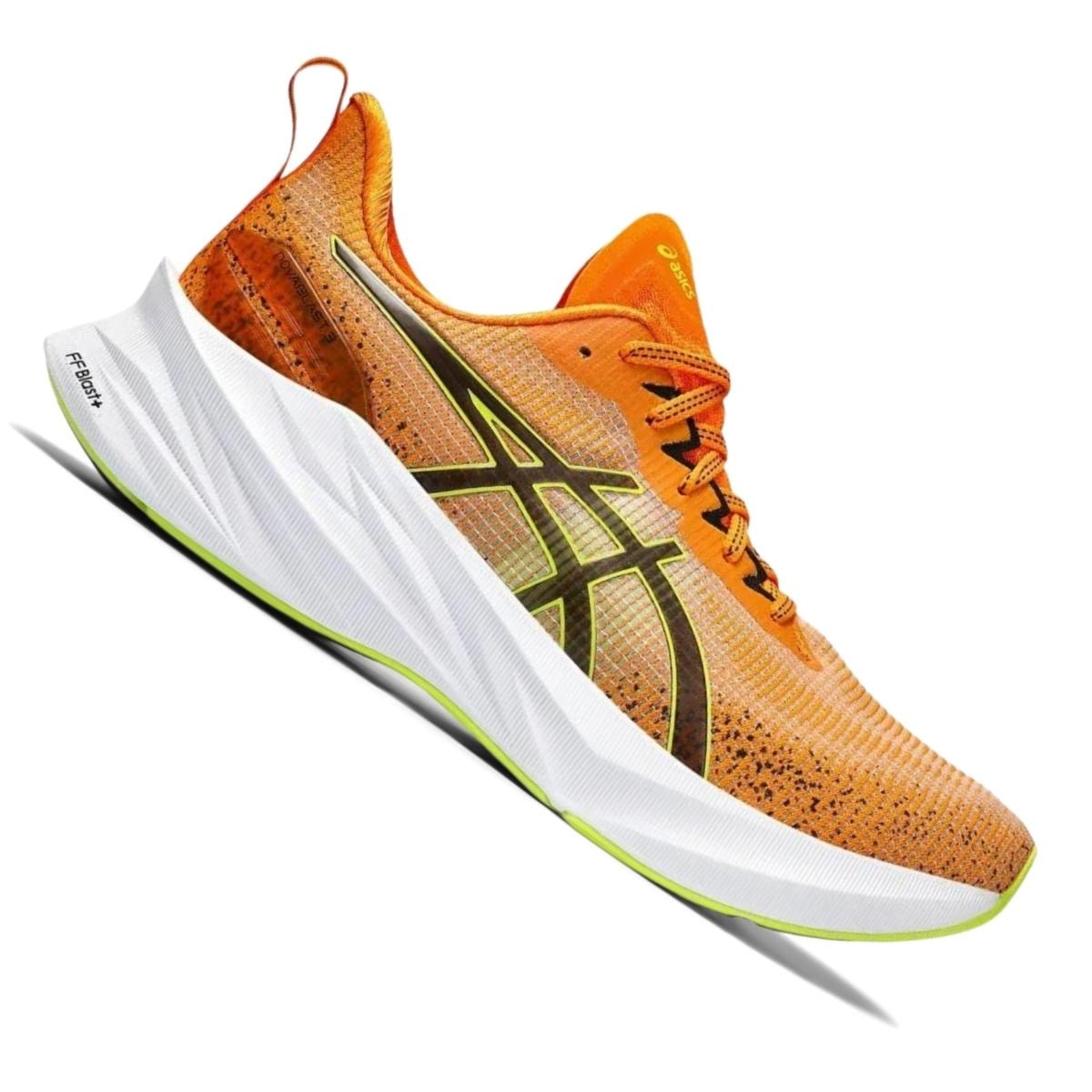 Tênis Asics Novablast 3 LE Masculino - Laranja/Verde