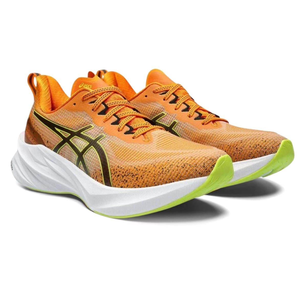 Tênis Asics Novablast 3 LE Masculino - Laranja/Verde