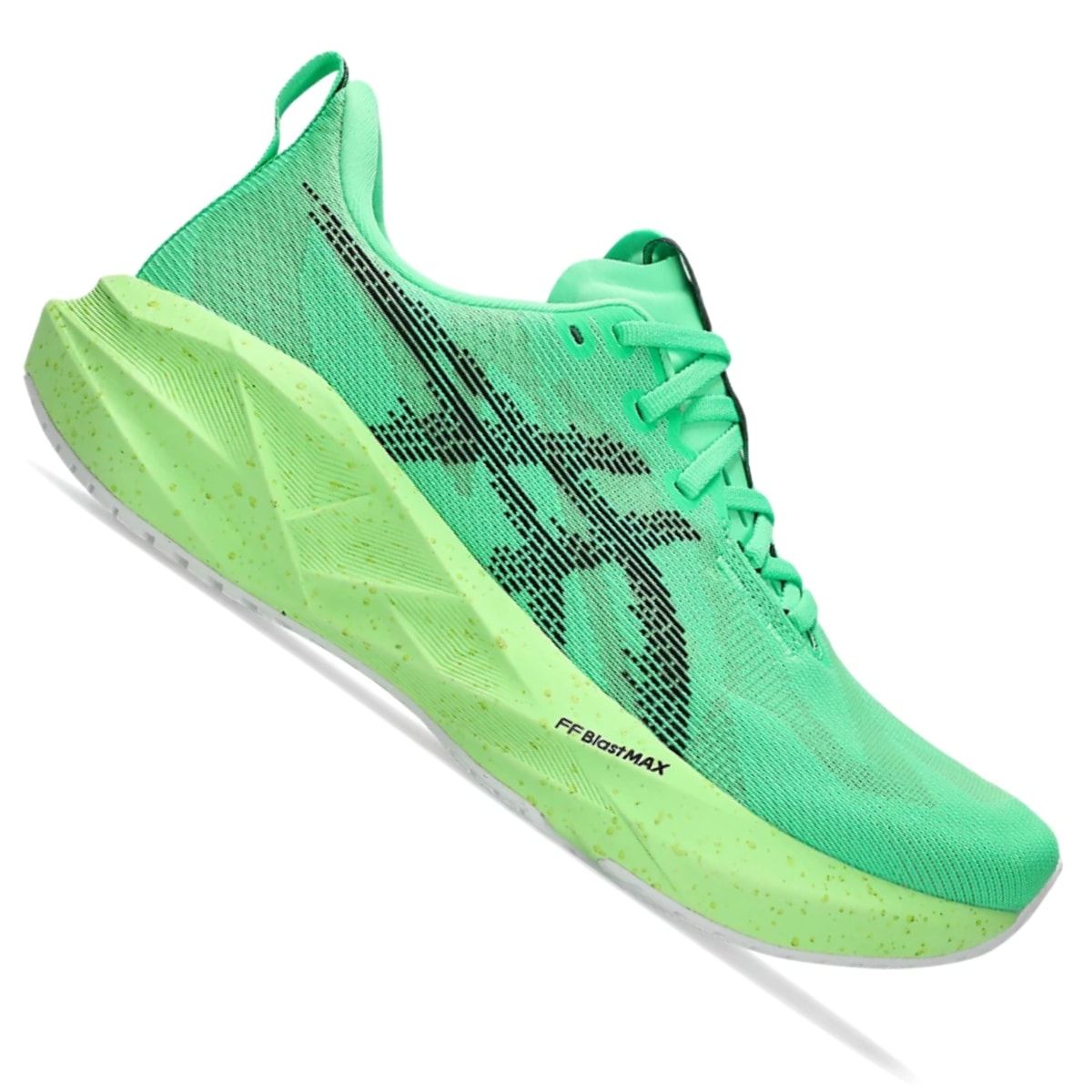 Tênis Asics Novablast 5 Ekiden Masculino - Verde/Preto
