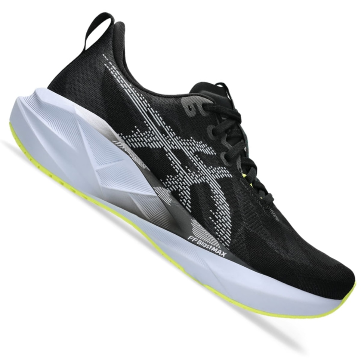 Tênis Asics Novablast 5 Masculino - Preto/Cinza