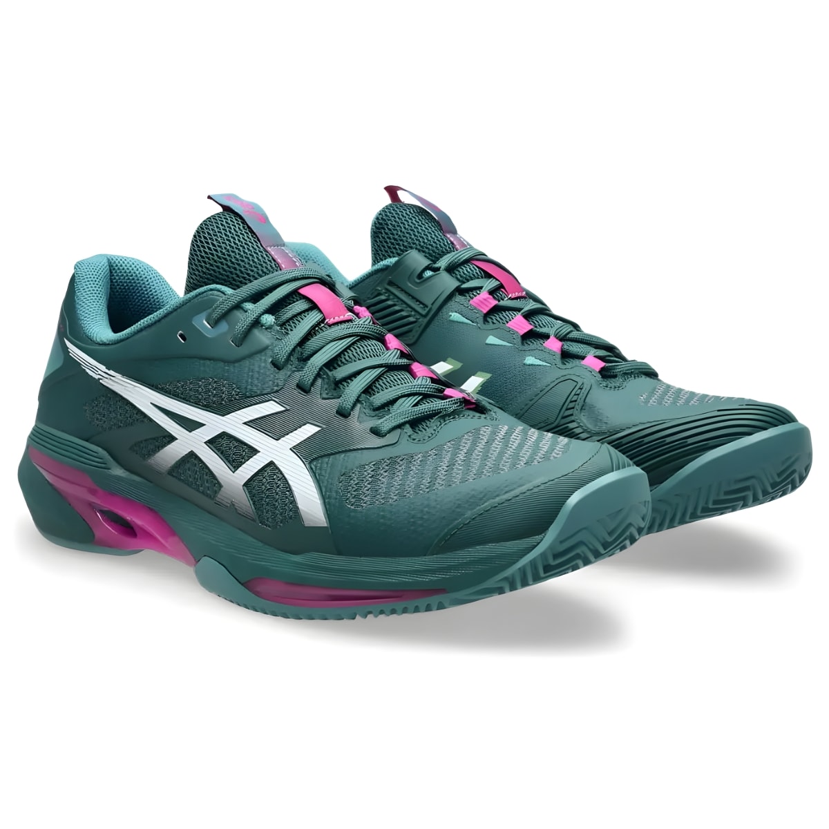 Tênis Asics Solution Speed FF 4 Clay Masculino - Verde/Branco