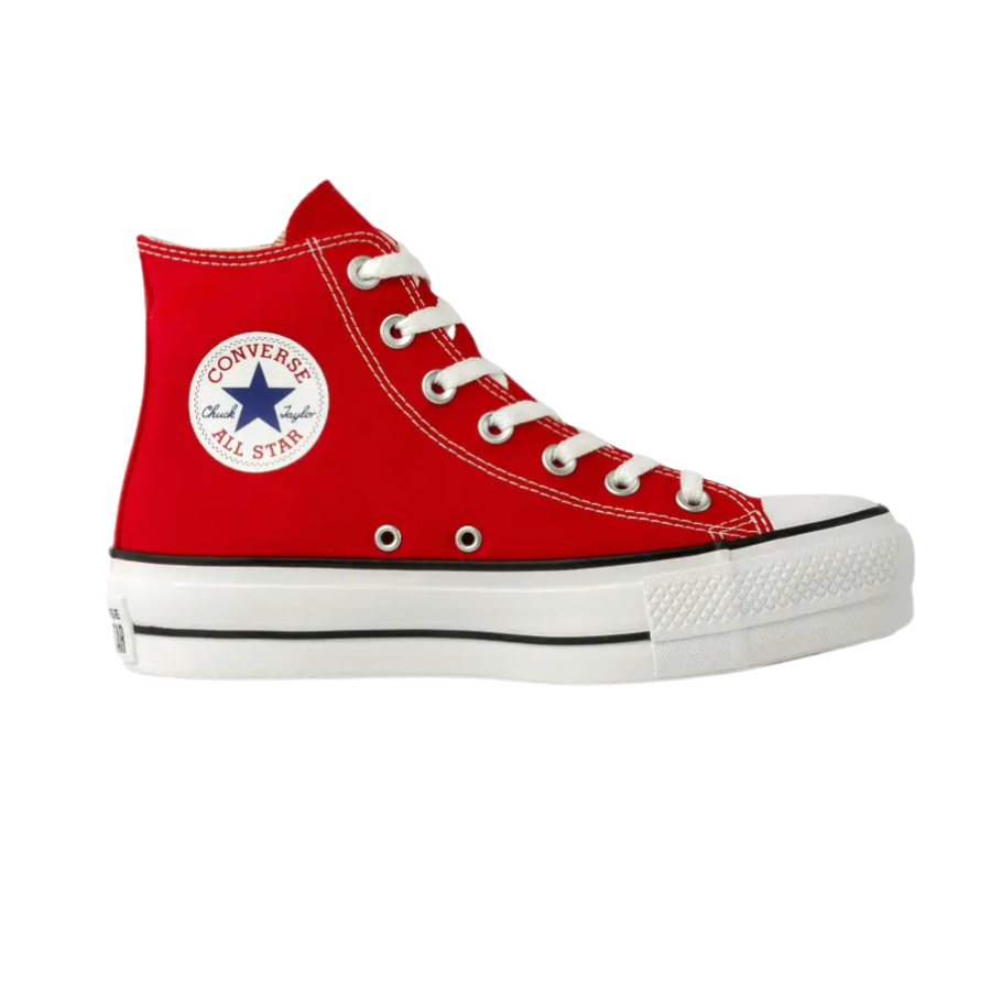 All star sale vermelho e branco