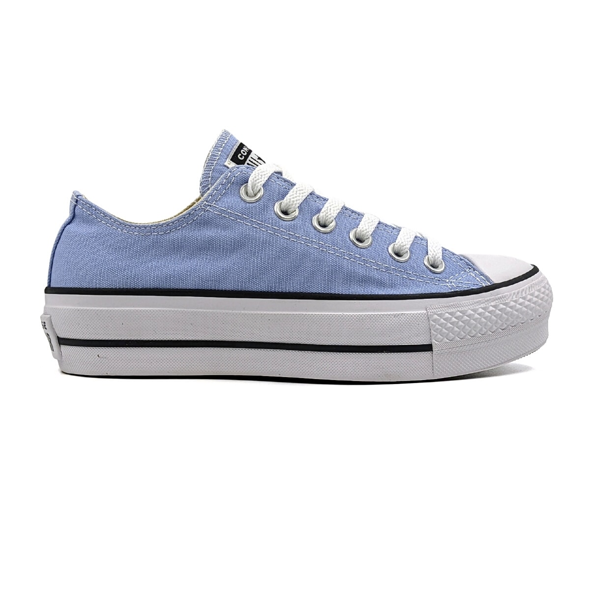 Tenis all hot sale star plataforma azul