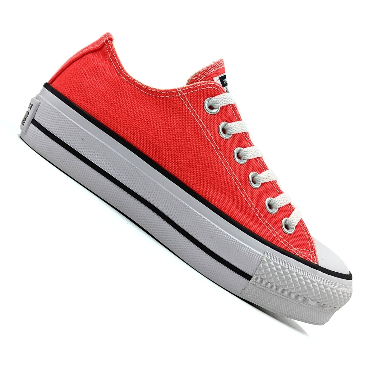 Tenis converse shop infantil laranja