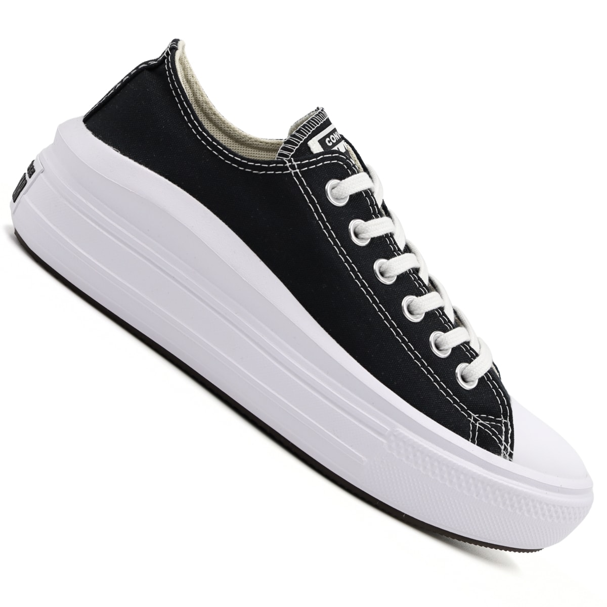 Tênis Converse Chuck Taylor All Star Move Unissex - Preto/Branco