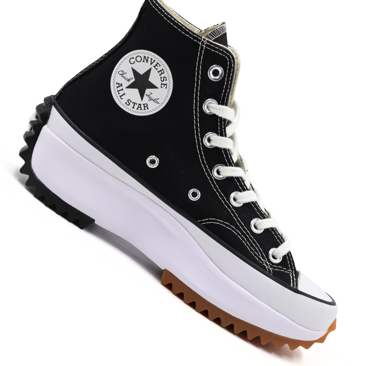 靴 CONVERSE RUN STAR HIKE 23.5 cm Tênis Converse Run Star Hike Feminino - Preto/Branco