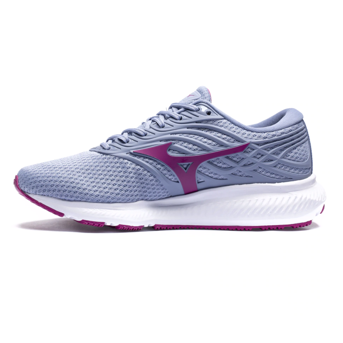 Tênis Mizuno Action 2 Feminino - Azul Claro/Roxo