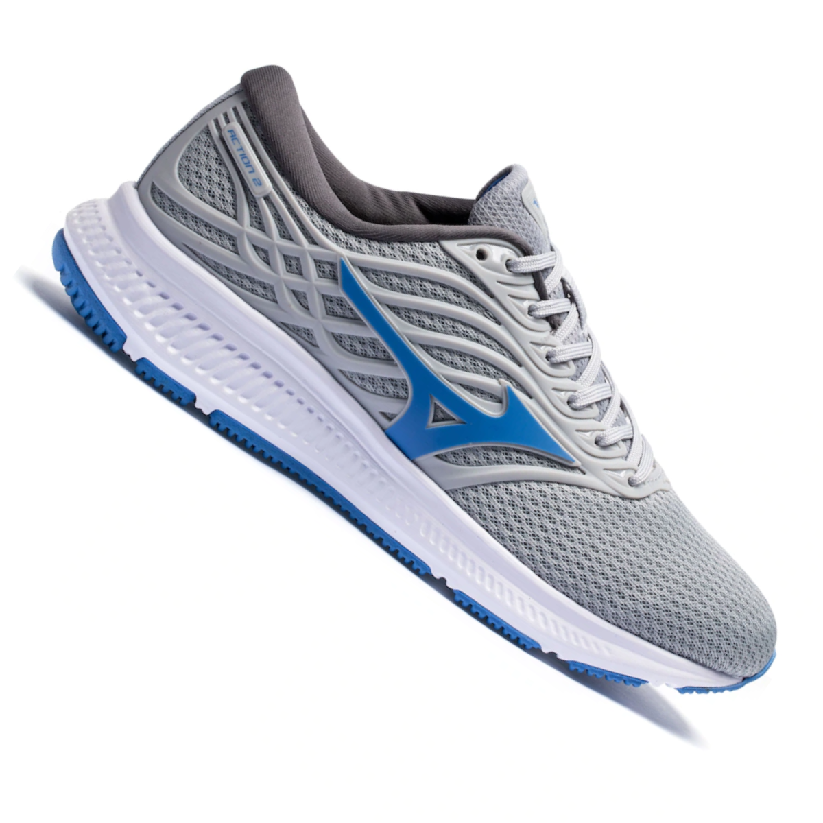 Tênis Mizuno Action 2 Masculino - Cinza/Azul