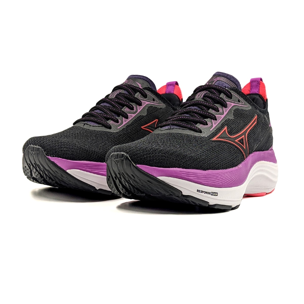 Tênis Mizuno Advance Rsp Feminino - Preto/Roxo