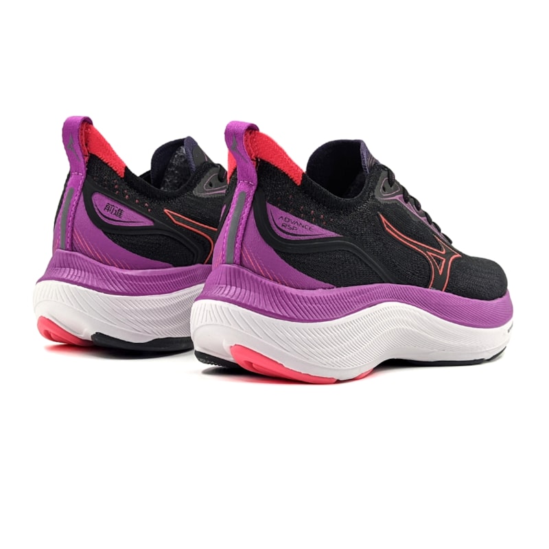 Tênis Mizuno Advance Rsp Feminino - Preto/Roxo