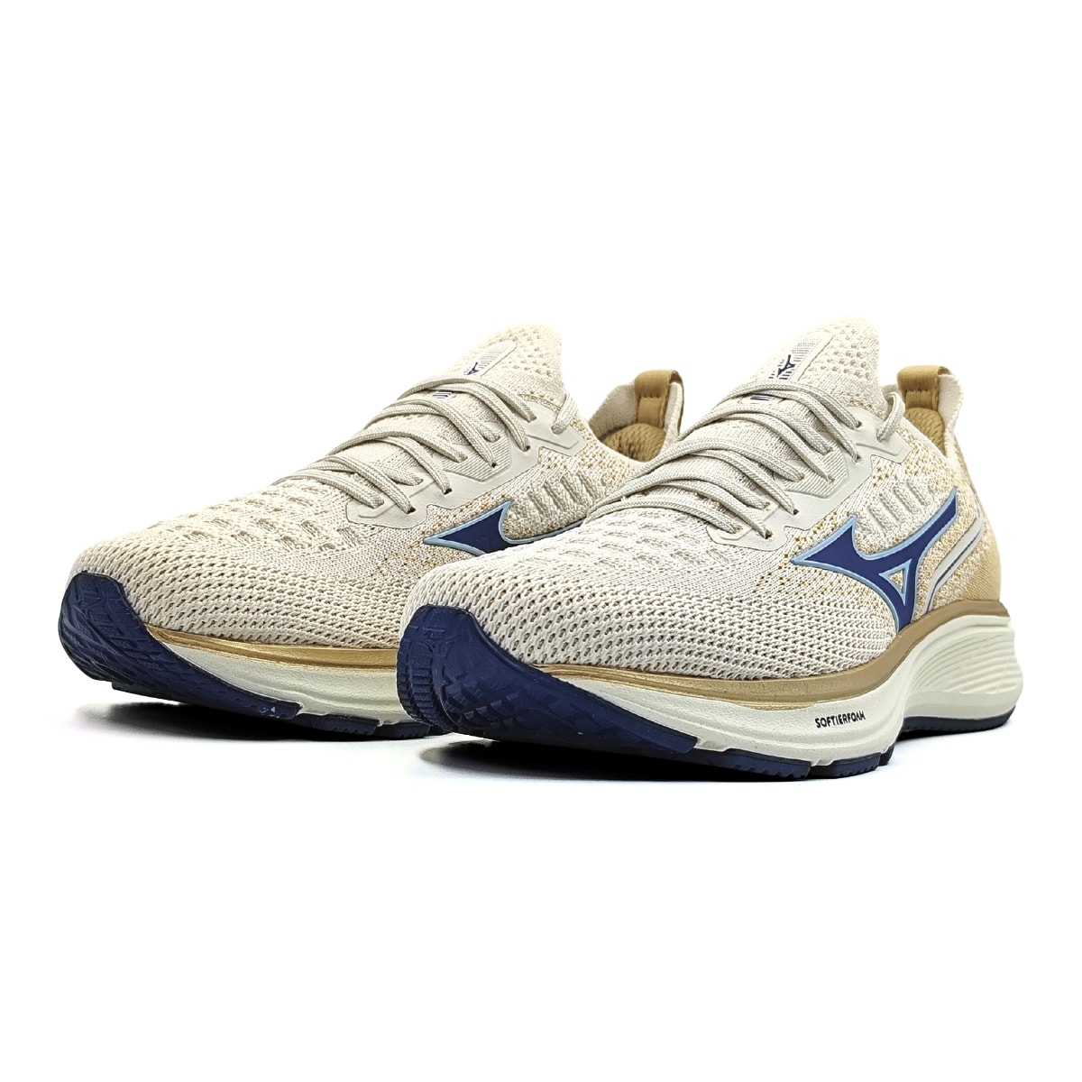 Tênis Mizuno Cool Ride Feminino Bege/Azul - Main Image