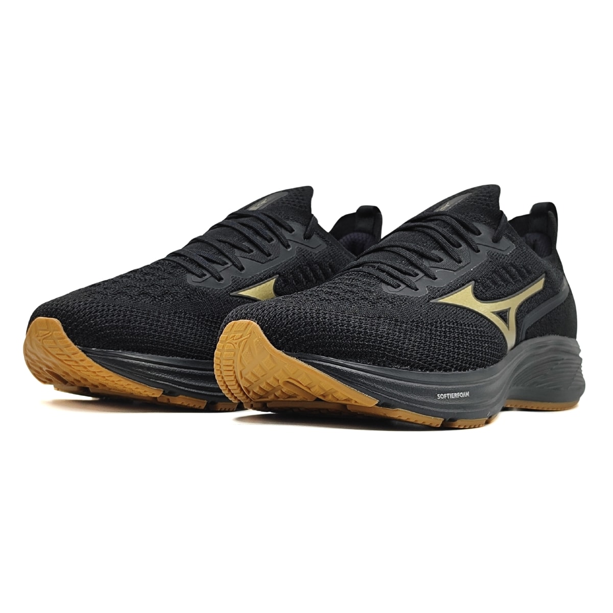 Tênis Mizuno Cool Ride 2.0 Masculino - Preto/Dourado