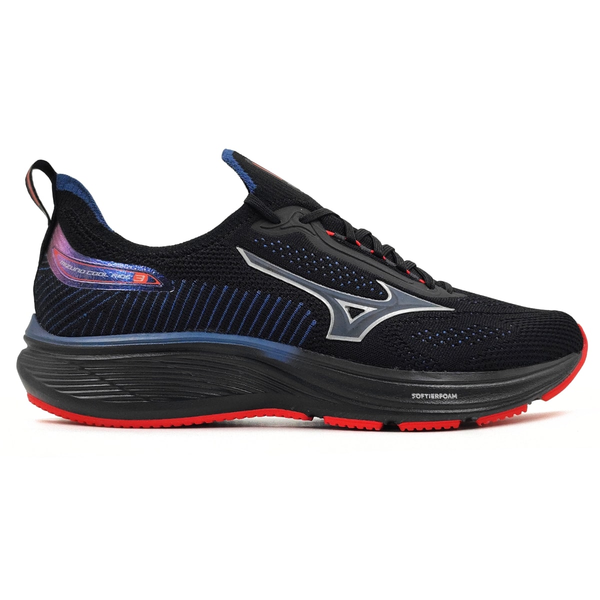 Tênis Mizuno Cool Ride Masculino - Preto/Cinza