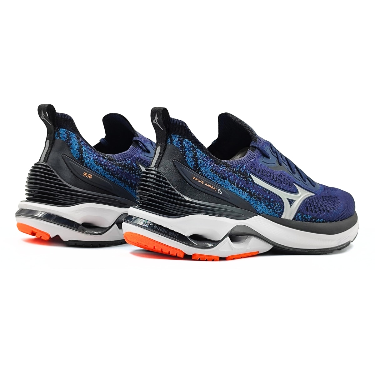 Tênis Mizuno Wave Mirai 6 Masculino - Marinho/Prata