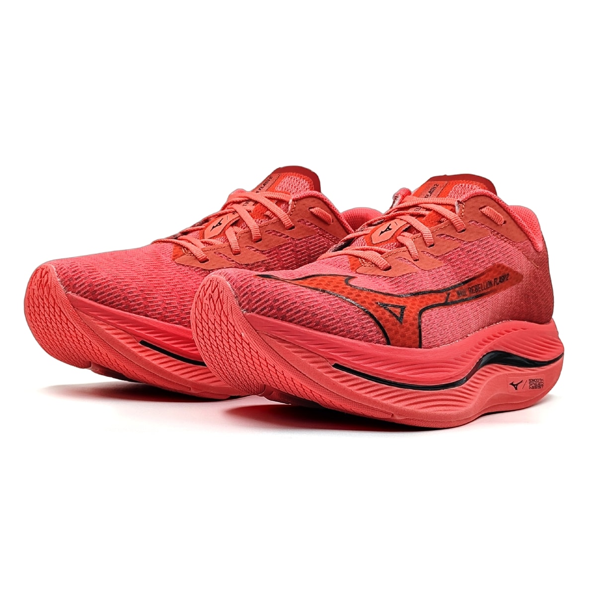 Tênis Mizuno Wave Rebellion Flash 2 Unissex - Vermelho/Preto