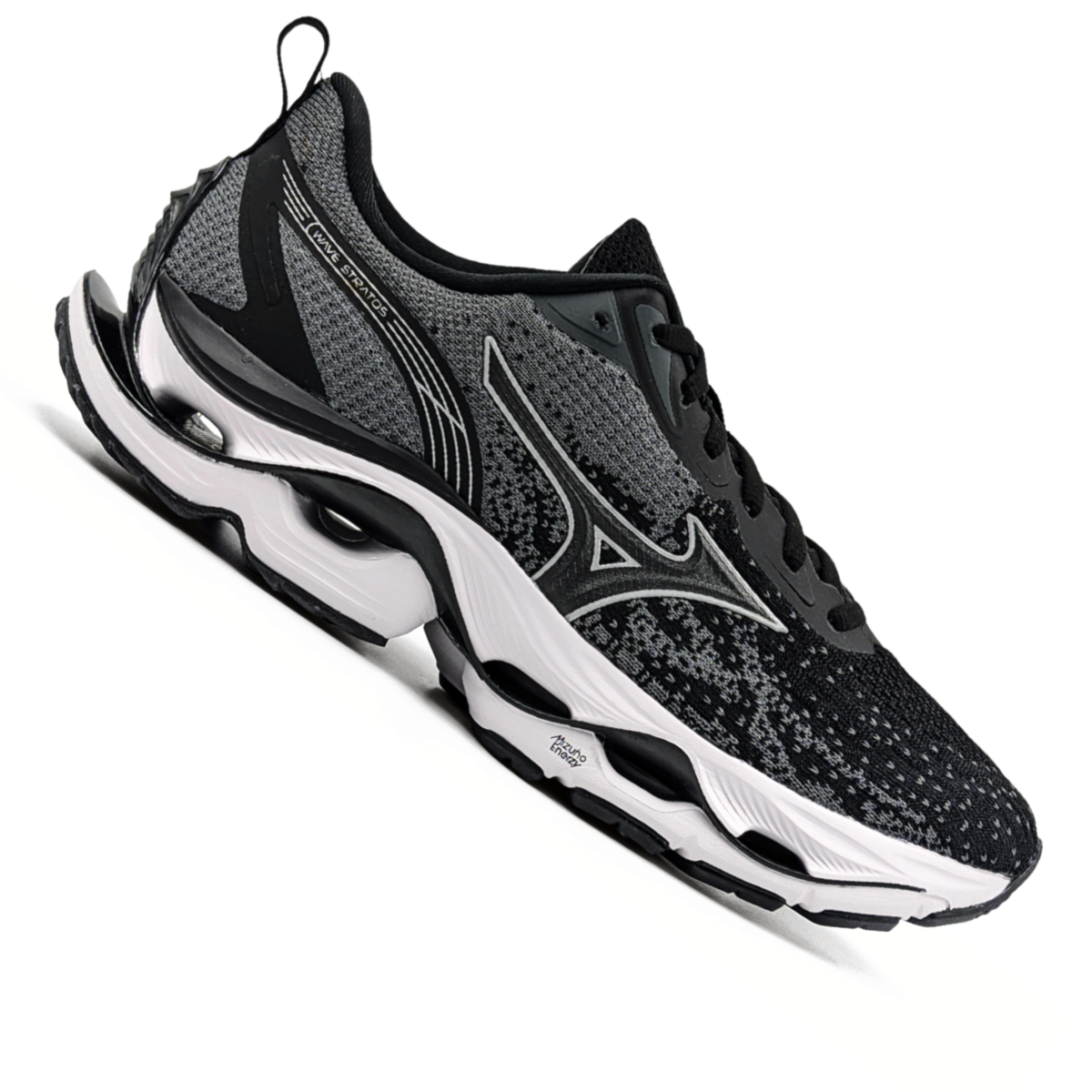 Tenis Mizuno Wave Stratos Masculino Preto