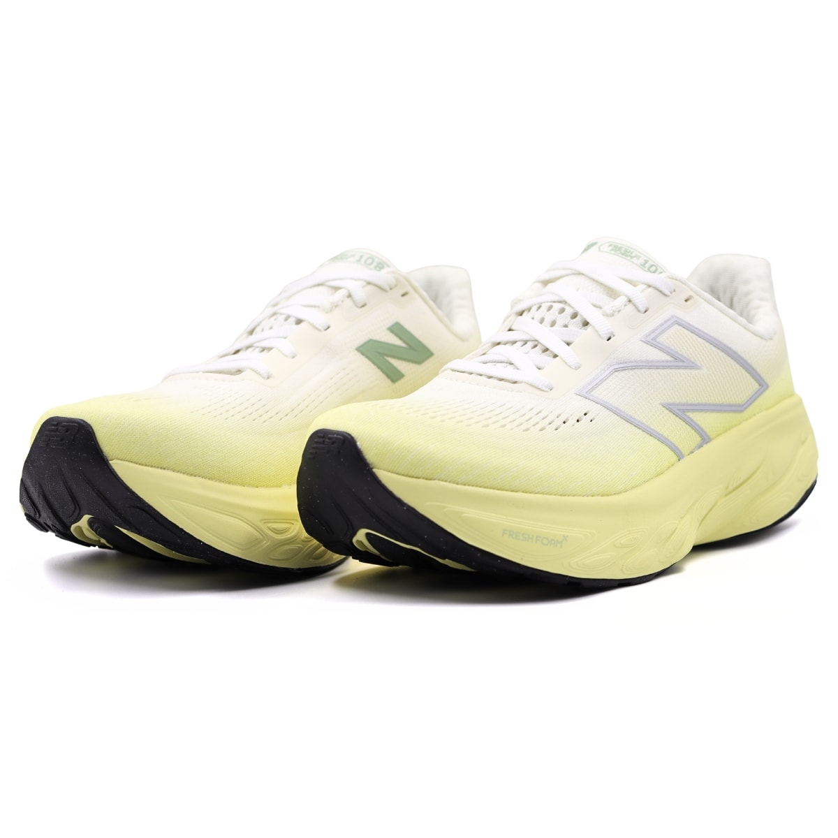 Tênis New Balance Fresh Foam X 1080 V14 Feminino - Branco/Amarelo