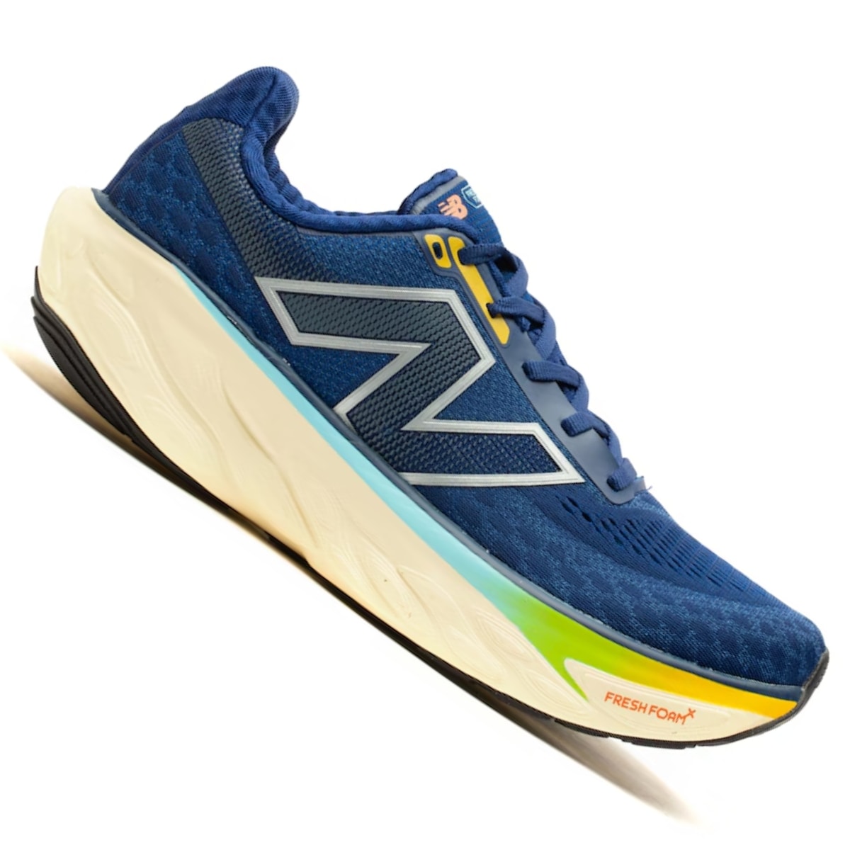 Tênis New Balance Fresh Foam X 1080 V14 Masculino - Azul/Amarelo