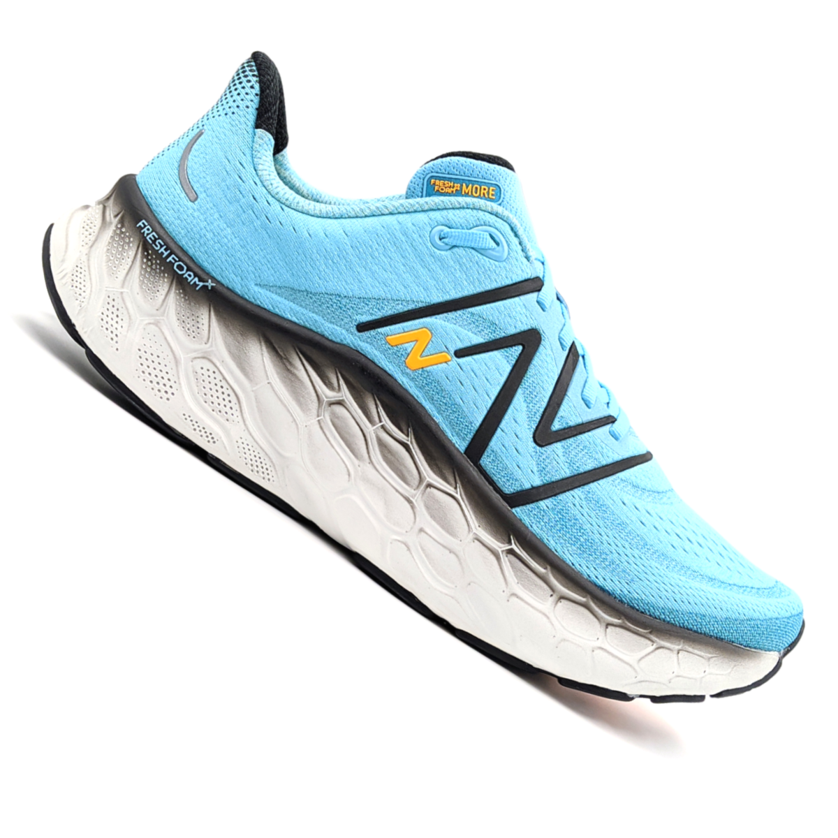 Tênis New Balance Fresh Foam X More V4 Masculino - Azul/Preto
