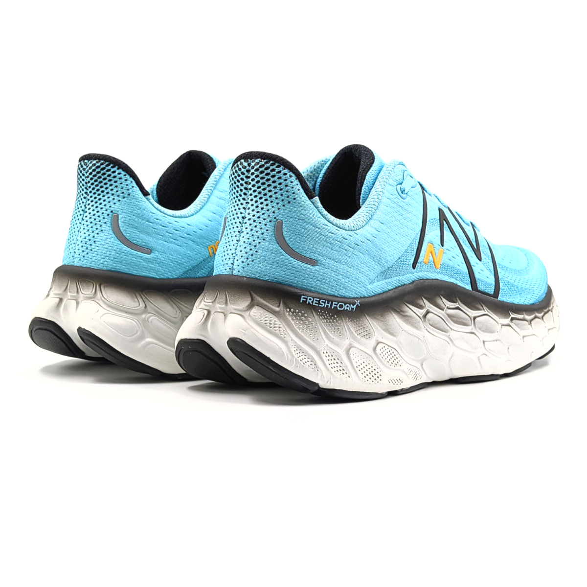 Tênis New Balance Fresh Foam X More V4 Masculino - Azul/Preto