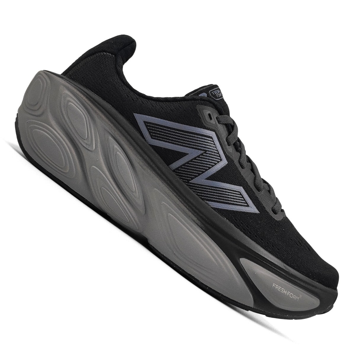 スパイク・シューズ New balance Fresh Foam X More v5 Tênis New Balance Fresh Foam X More V5 Masculino - Preto/Grafite