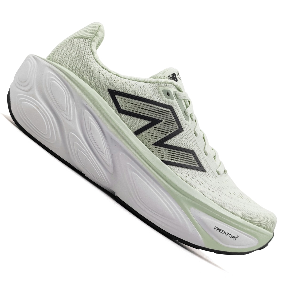 Tênis New Balance Fresh Foam X More V5 Masculino - Verde Claro