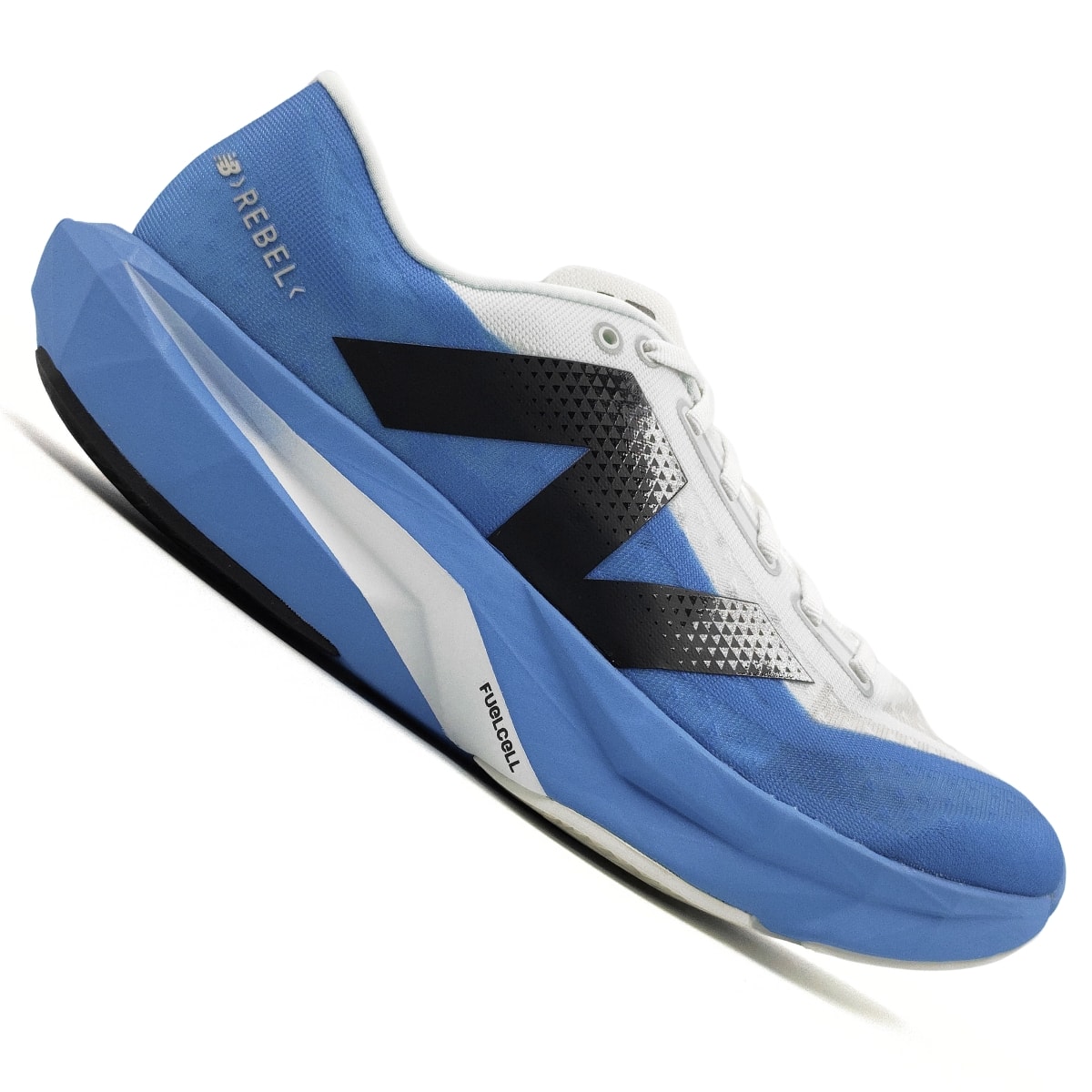 Tênis New Balance FuelCell Rebel V4 Masculino - Azul/Branco