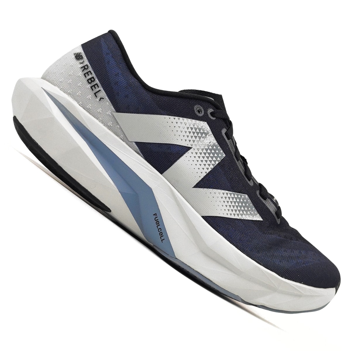 Tênis New Balance FuelCell Rebel V4 Masculino - Marinho/Azul Claro