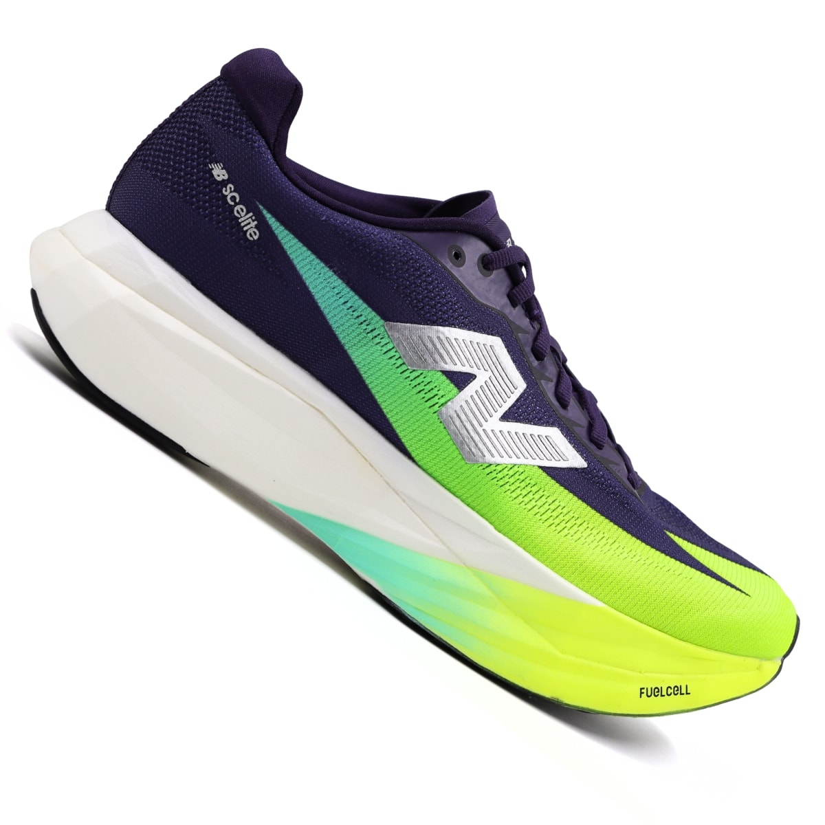 Tênis New Balance Fuelcell Supercomp Elite V5 Masculino - Roxo/Verde