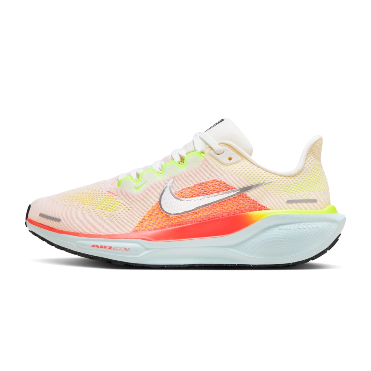 Tênis Nike Air Zoom Pegasus 41 Feminino - Branco/Laranja