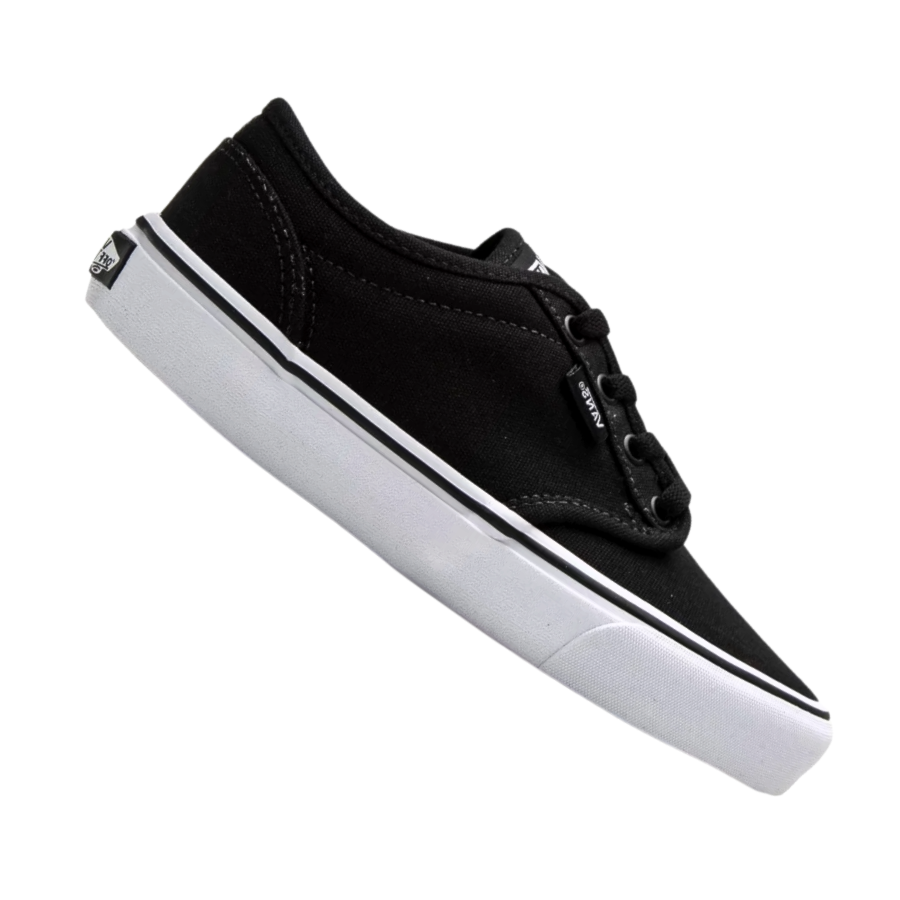 Tenis feminino preto e best sale branco vans