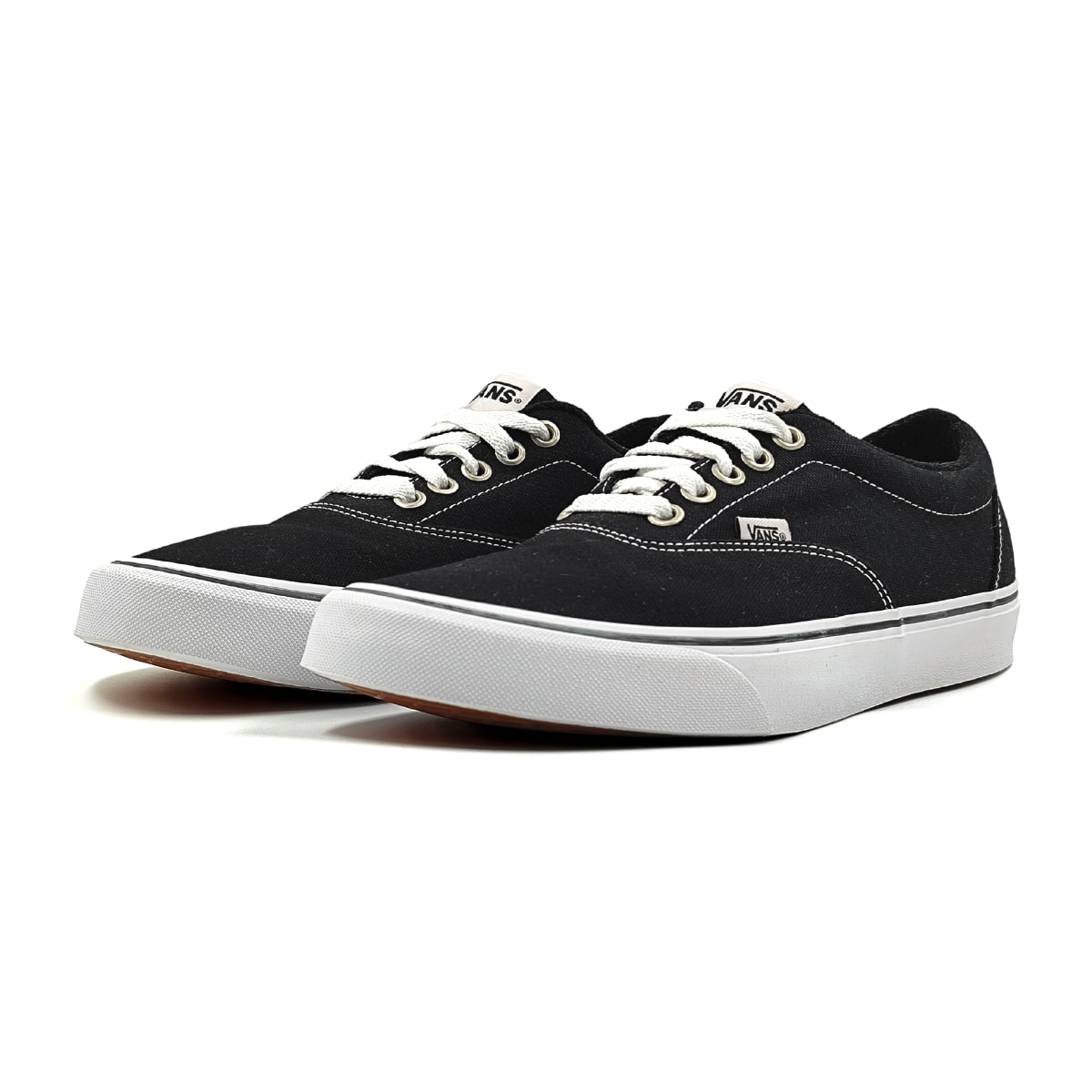 Vans era clearance preto e branco