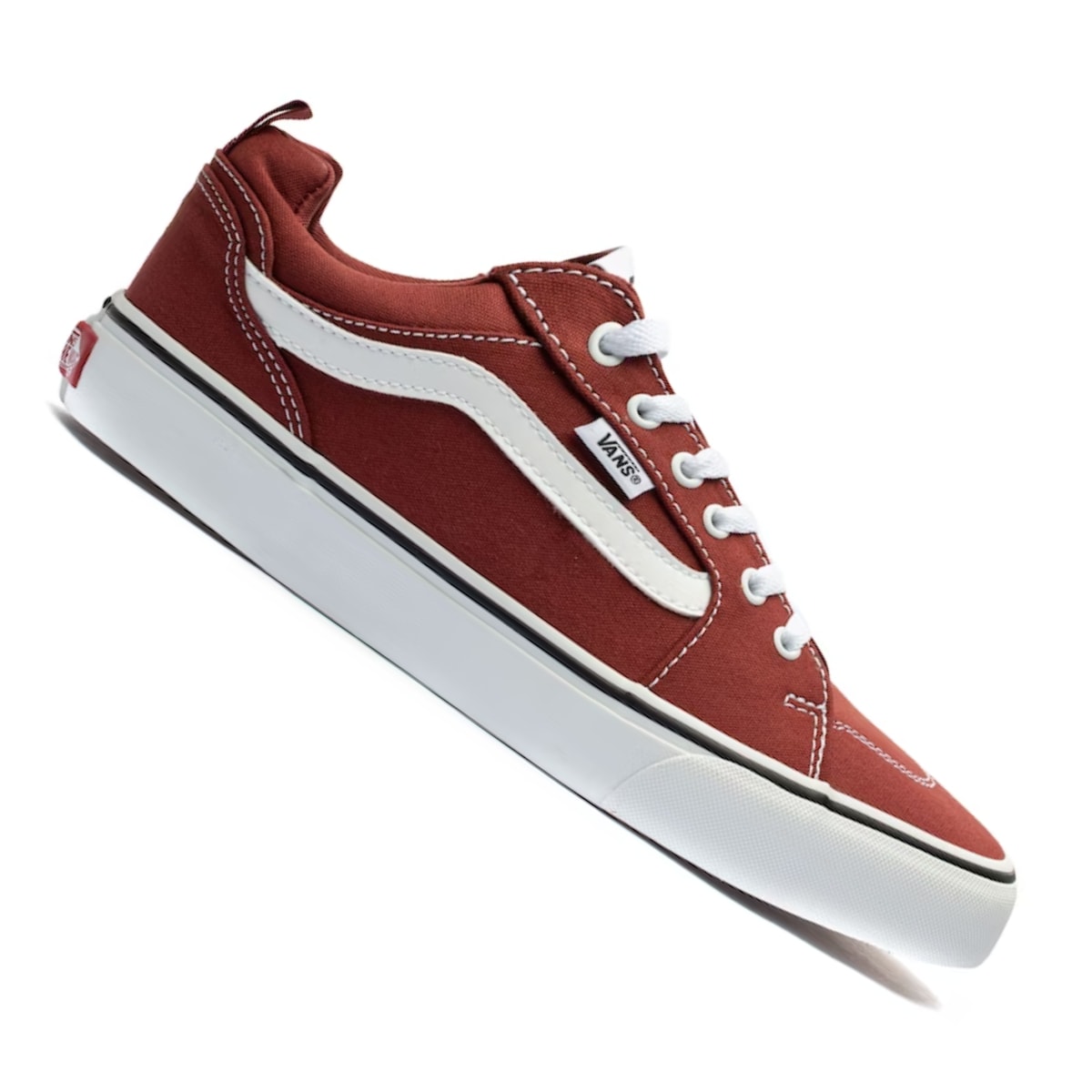 Vans vermelho e sales branco