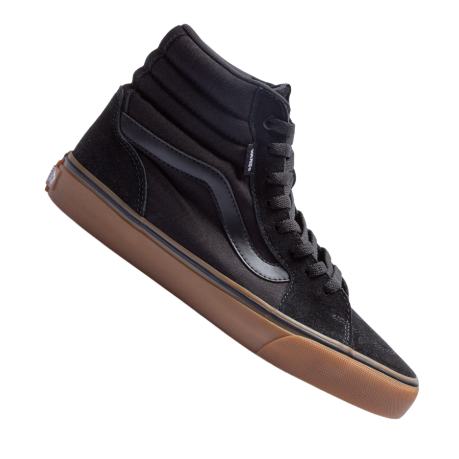 Tenis vans hot sale botinha preto